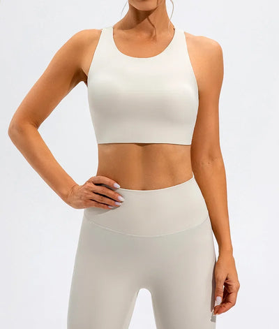 Women Yoga Set  2 Piece Workout Sportswear Gym Clothing Fitness Crop Top High Waist Push Up Leggings High quality Sports Suits