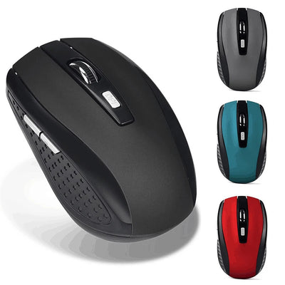 1pc High Quality 2.4G USB Red Optical Wireless Mouse 6D For Computer Laptop Gaming Mice Ergonomically-designed Wireless Mouse