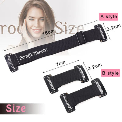 Face Lift Hair Band with Clips Invisible Facelift Stretching Straps Face Line Belt Face Slimming Bands Anti Wrinkles Makeup Tool