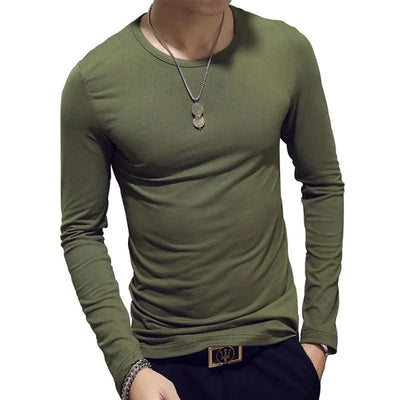 Designer Solid  Long Sleeve T-Shirts Men| Sportswear |Tennis| Fitness| Slim Fit |Tees | Tops