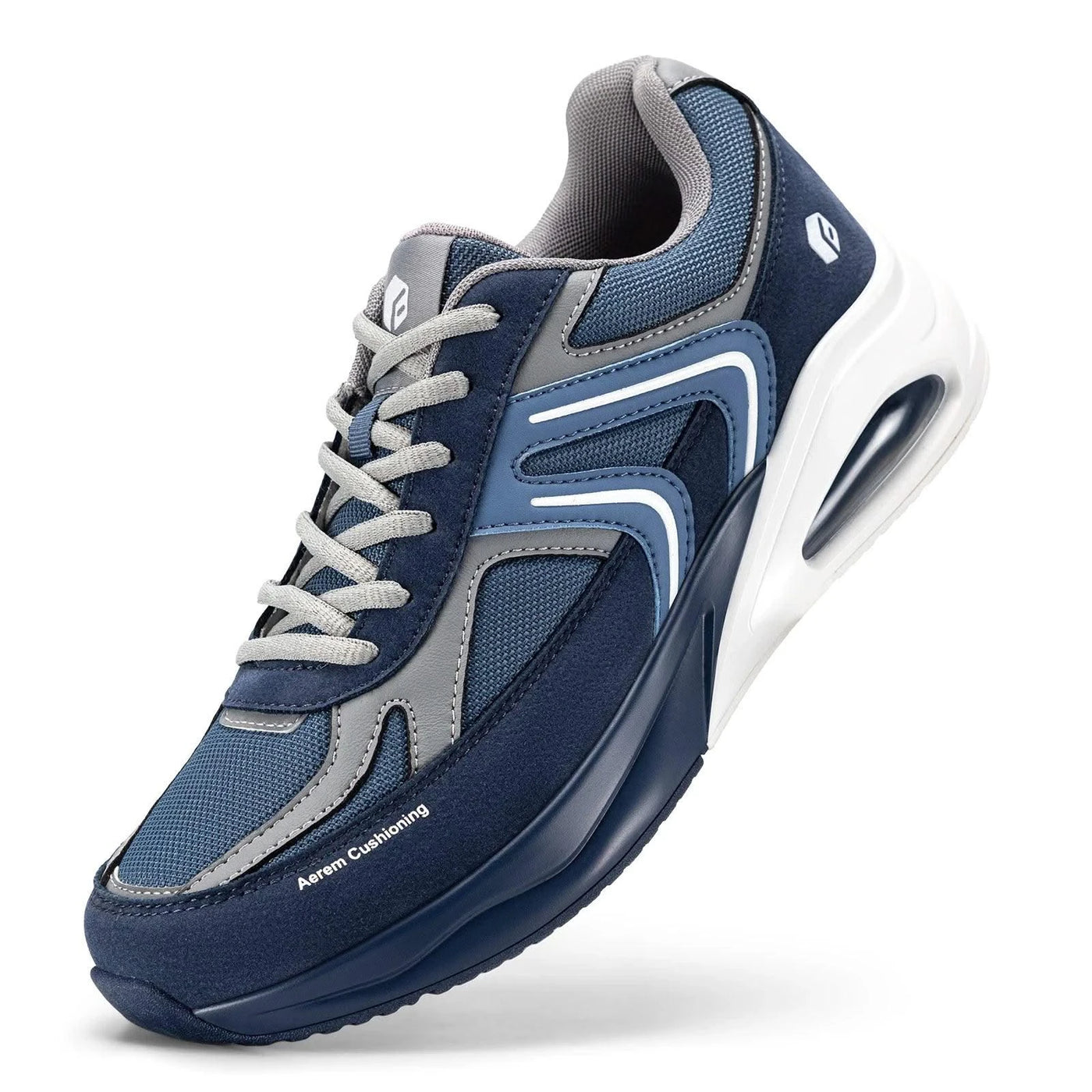 Fitville Extra Wide Walking Shoes for Men Wide Cushioned Sports Shoes For Swollen Feet Flat Feet Arch Fit Relieve Heel Pain