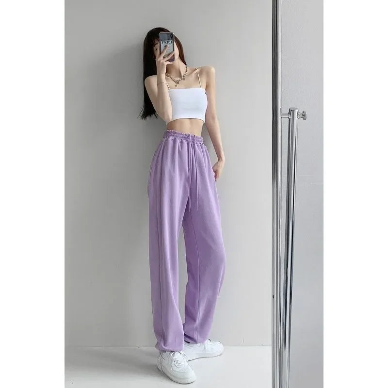 New Jogging Sweatpants Women Joggers Sports Pants Women  Fashion Korean Tracksuit Pants Pantalon Female