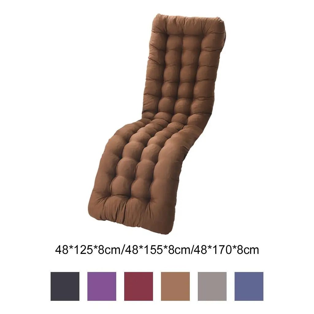 Polyester Garden Recliner Cushion Thickened High Office Seat Cushions Outdoor