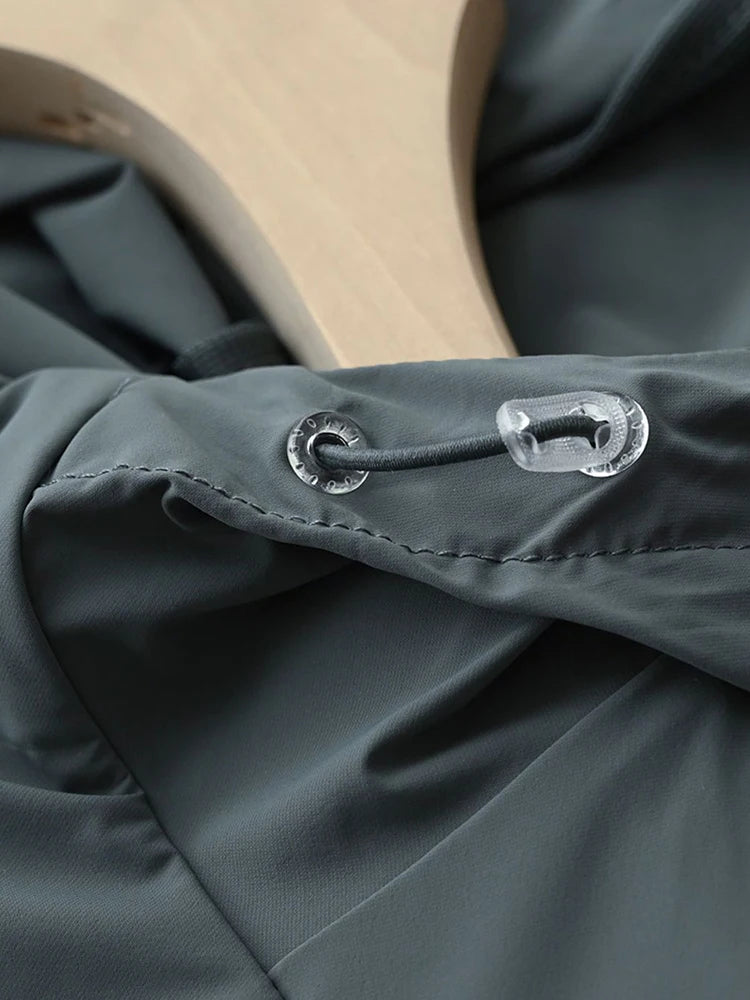 Men Summer Jacket UPF50+ UV Blocking Skin Coats Nylon/Spandex Breathable Quick Dry Light&Thin Sun Protection Hooded Windbreakers