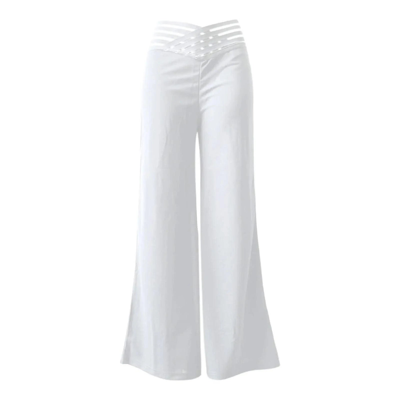 Activewear Women Flared Pants Elegant Office Lady Casual High Waist Trousers