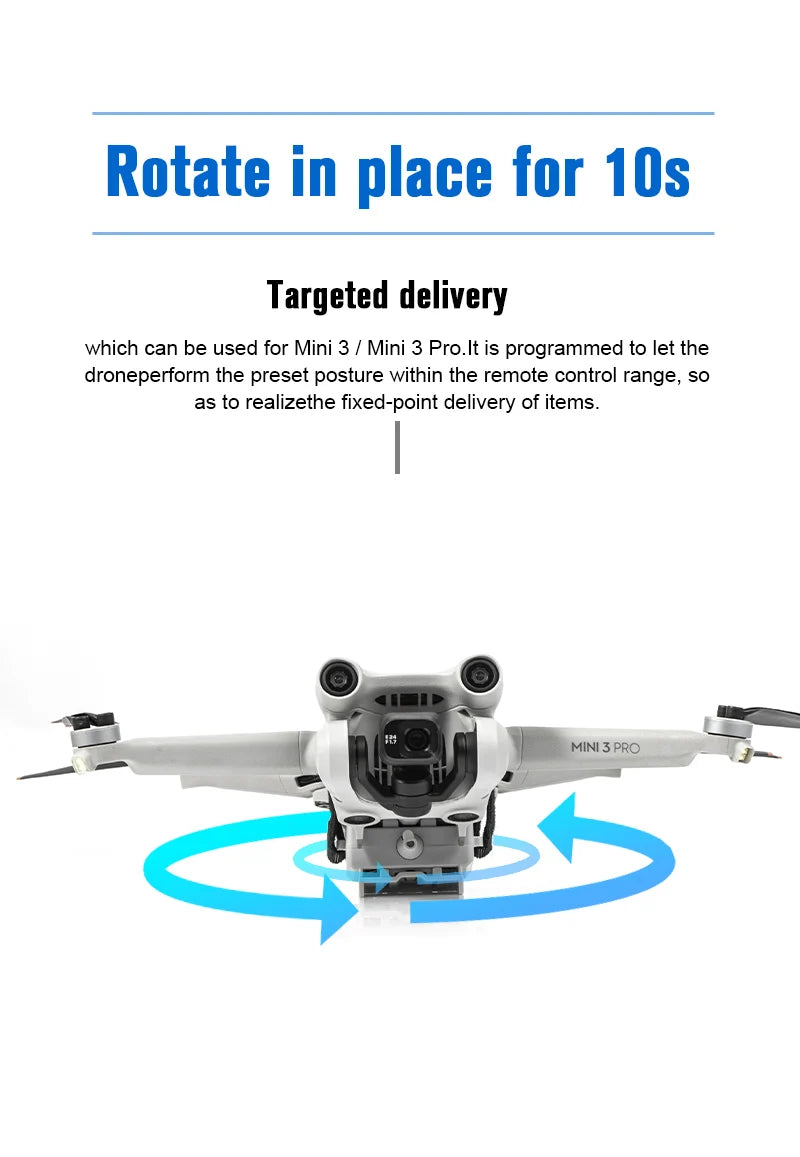 STARTRC Drone Airdrop System For DJI Air 3S/Mini 4 Pro/Mini 3/Mavic 3/Air 2S/Mavic 2/Mini 2 SE Air-dropping Thrower Gift Deliver