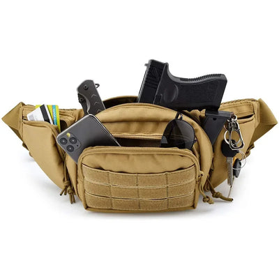 Tactical Waist Pack Nylon Bodypack Hiking Phone Pouch Outdoor Sports Hunting Climbing Camping Belt Bags
