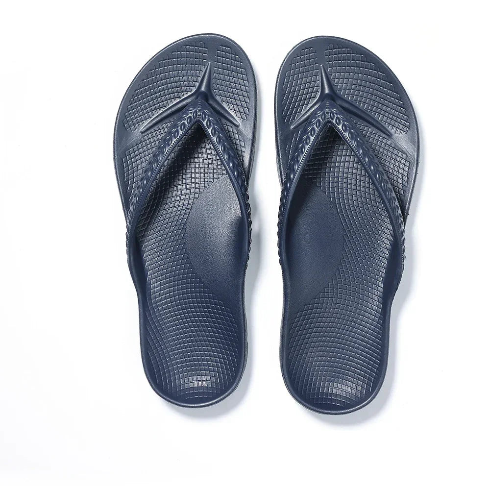 SmilePoP New Orthotic Sandals Flip Flops for Women with Arch Support Yoga Mat Summer Outdoor Beach Sandals Vacation Essentials
