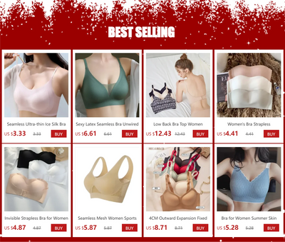 Backless Bras for Women Seamless Underwear Sexy Lingerie 3/4 Cup Bralette Top Wireless Brassiere Intimates Comfort T Shirt Bra