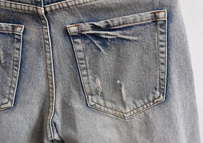 Man Denim Shorts Camouflage Hip Hop Graphic Short Jeans Pants for Men Original Distressed Thin New in Rude Streetwear Designer