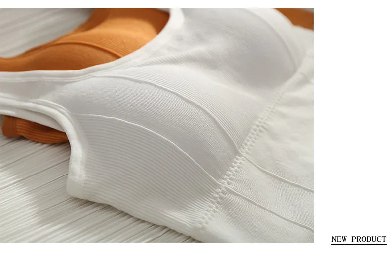 Breathable Sports Bra Anti-Sweat Fitness Top Women Seamless Yoga Bra Shockproof Crop Top Push Up Sport Bra Gym Workout Top