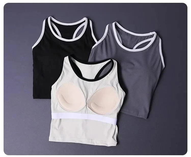 Sports vest for women 2025 new style bra fitness clothes running underwear fitness sports bra yoga clothes for women
