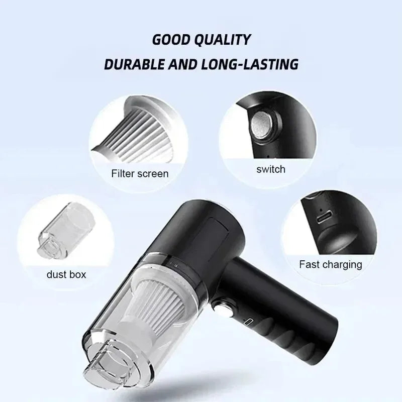 New Portable Small Vacuum Cleaner For Multi Purpose Vehicles Small Household Pump Handheld Car Vacuum Cleaner