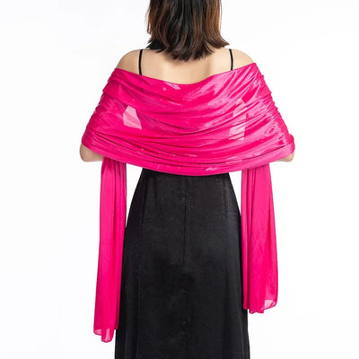Elegant Silky Evening Dresses Shawls for Women Wedding Party Shawl Bride Bridesmaid Boleros Shrugs Banquet Capes Wraps