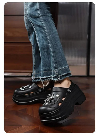 Clogs Clogs Women's Slippers Summer Home Sandals Non Slip Garden Shoes Fashion  Flat Shoes Orginal Outdoor Couples EVA Design