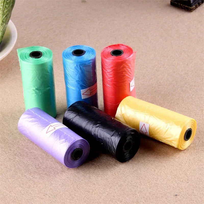 200pcs/10Rolls Pet Poop Bags Dog Cat Eco-Friendly Waste Pick Up Clean Bag Pet Accessories Easy to Carry and Watertight Strong
