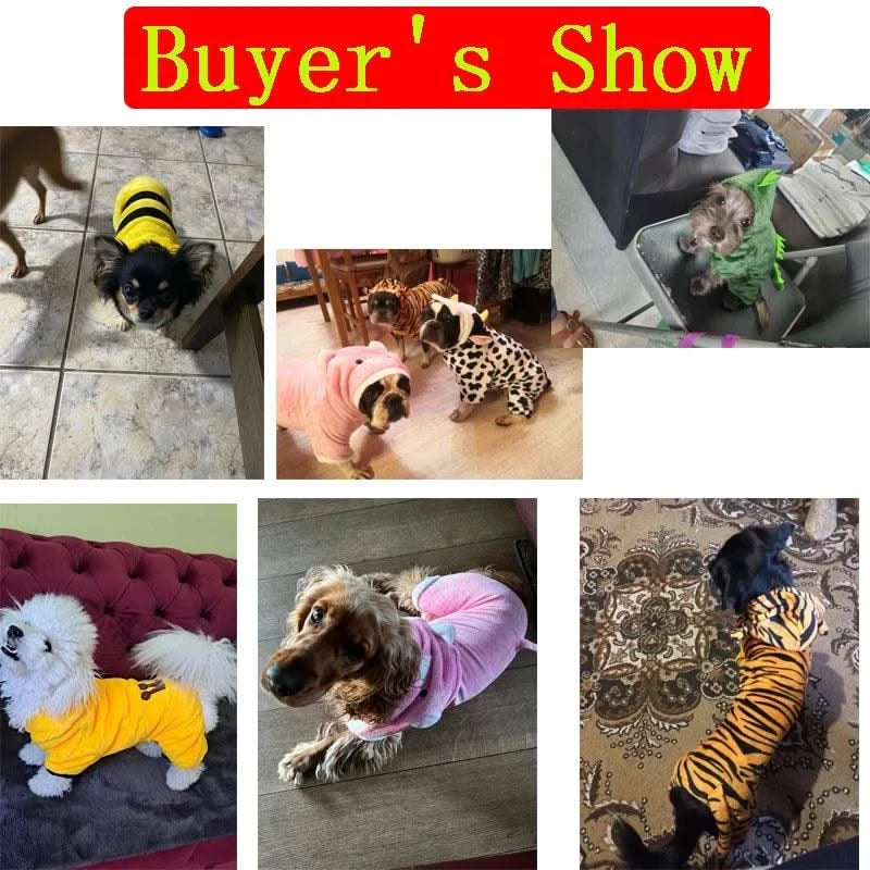 Pet Dog Clothes for Small Dogs Fleece Dog Costume Puppy Cats Chihuahua Clothing Pet Jumpsuit French Bulldog Clothes Pets Hoodies