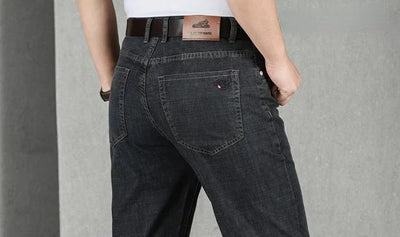 Jeans for Men Work Wear Male Cowboy Pants 2024 Fashion Trousers High Quality Original Classic Straight with Pockets New in Baggy