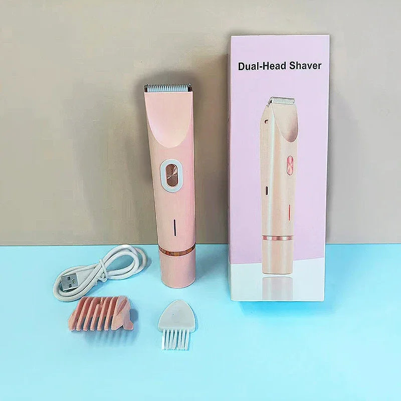 Portable Rechargeable Eepilators For Women - Electric Shaver Doubles As Hair Trimmer For Leg Face Arm
