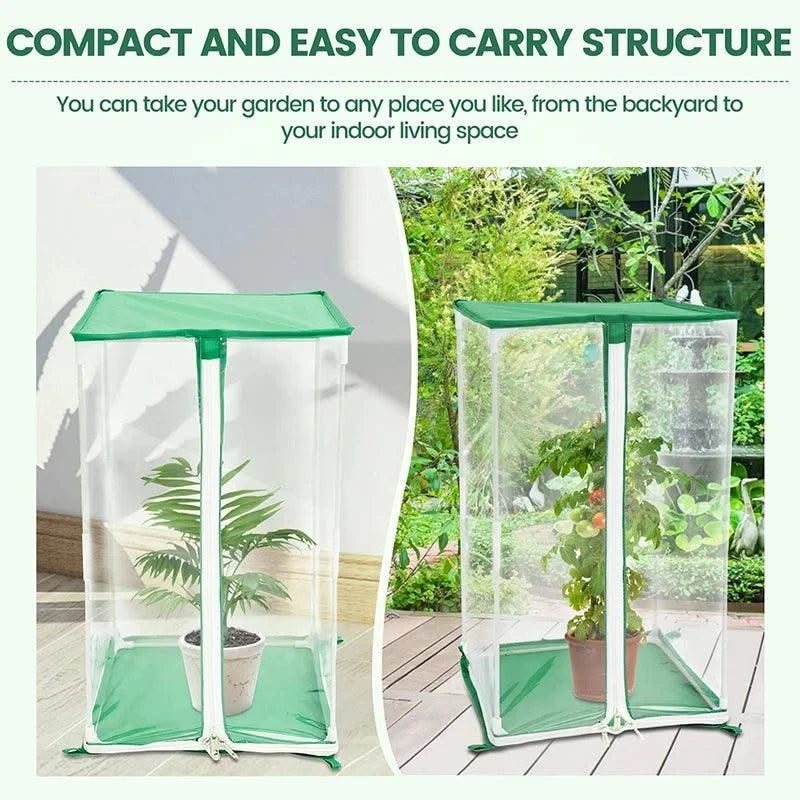 Garden Greenhouse Mini Portable Clear Plants Keep Warm Sunroom Flowers Protection For Garden Indoor Outdoor