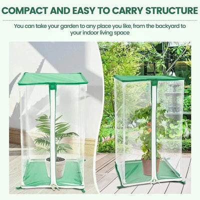 Garden Greenhouse Mini Portable Clear Plants Keep Warm Sunroom Flowers Protection For Garden Indoor Outdoor
