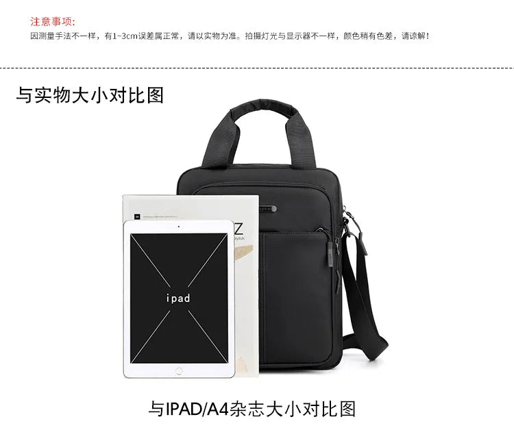 Men's High Capacity Hand Bags New Trendy Cool Men's Shoulder Bags Nylon Messenger Bags Travel Handbag Crossbody Bag Sling Bag