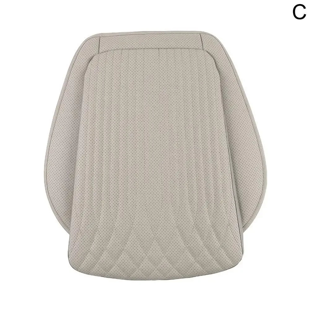 54cm Breathable Car Seat Cushion Luxury Leather Commercial Vehicle Non-slip Support Pad Universal High Rebound Sponge Seat Cover