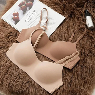Wireless One-piece Underwear for Women Anti-sagging Comfort Push Up Bras for Women Seamless Back Smoothing Bras for Women Women