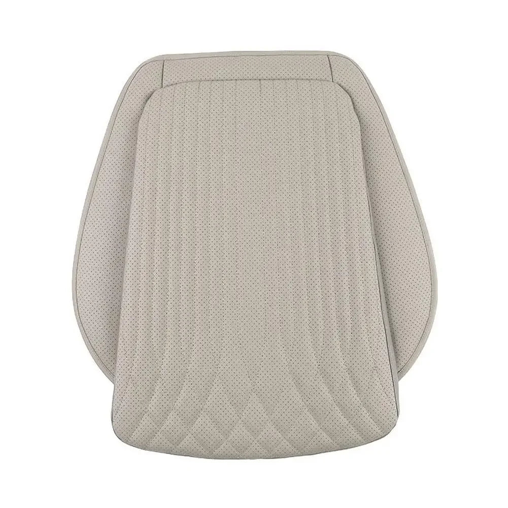 54cm Breathable Car Seat Cushion Luxury Leather Commercial Vehicle Non-slip Support Pad Universal High Rebound Sponge Seat Cover