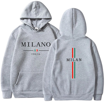 Mens Womens Hoodies Sweatshirt Milan Printing Pullover Casual Jogging High Quality Mens Clothing Daily Tracksuit Y2k Tops 2025