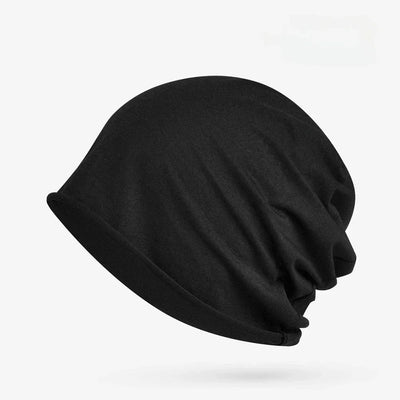 Hats Beanies For Men Women Unisex Autumn Summer Beanie Cotton Solid Color Elastic Bonnet Hip Hop Baggy Cap Male Female Thin
