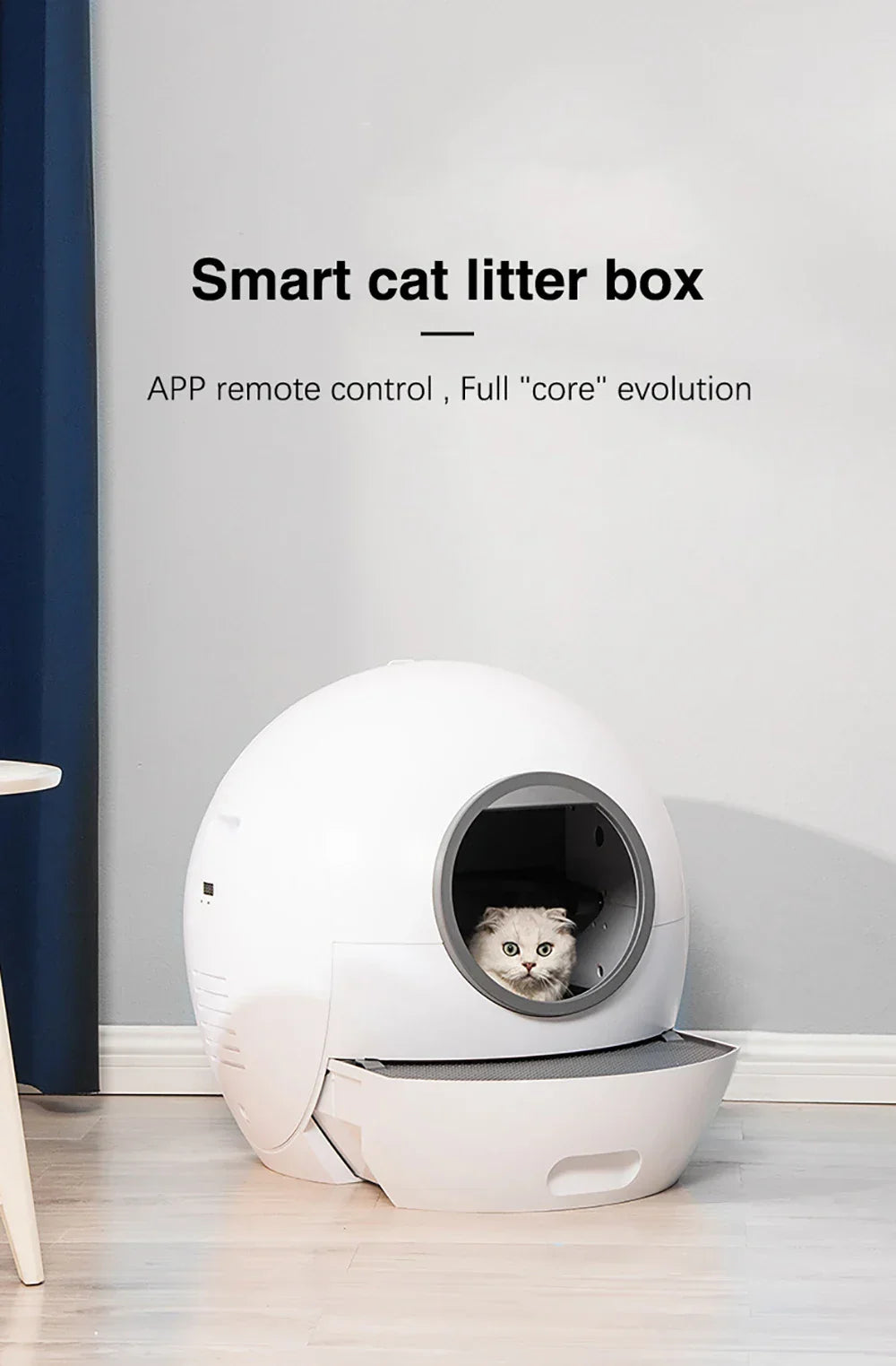 Els Pet Automatic Cat Litter Box Rake Garbage Bag Cat Litter Shovel Arenero Gato Grande Cat Toilet Accessories Cat Litter Scoop