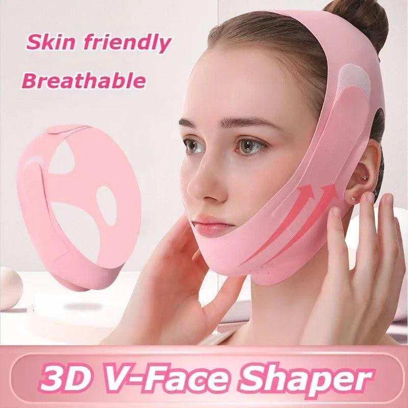 New Reusable Face Slimming Bandage Women V Line Face Shaper Chin Cheek Lift Up Belt Facial Massage Strap Skin Care Beauty Tools