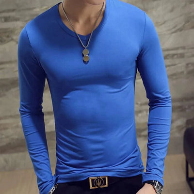 Designer Solid  Long Sleeve T-Shirts Men| Sportswear |Tennis| Fitness| Slim Fit |Tees | Tops
