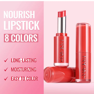 Velvet Matte Lipstick 8 Colors Long Lasting Waterproof Moisturizing Non Stick Lip Makeup For Daily Natural Look