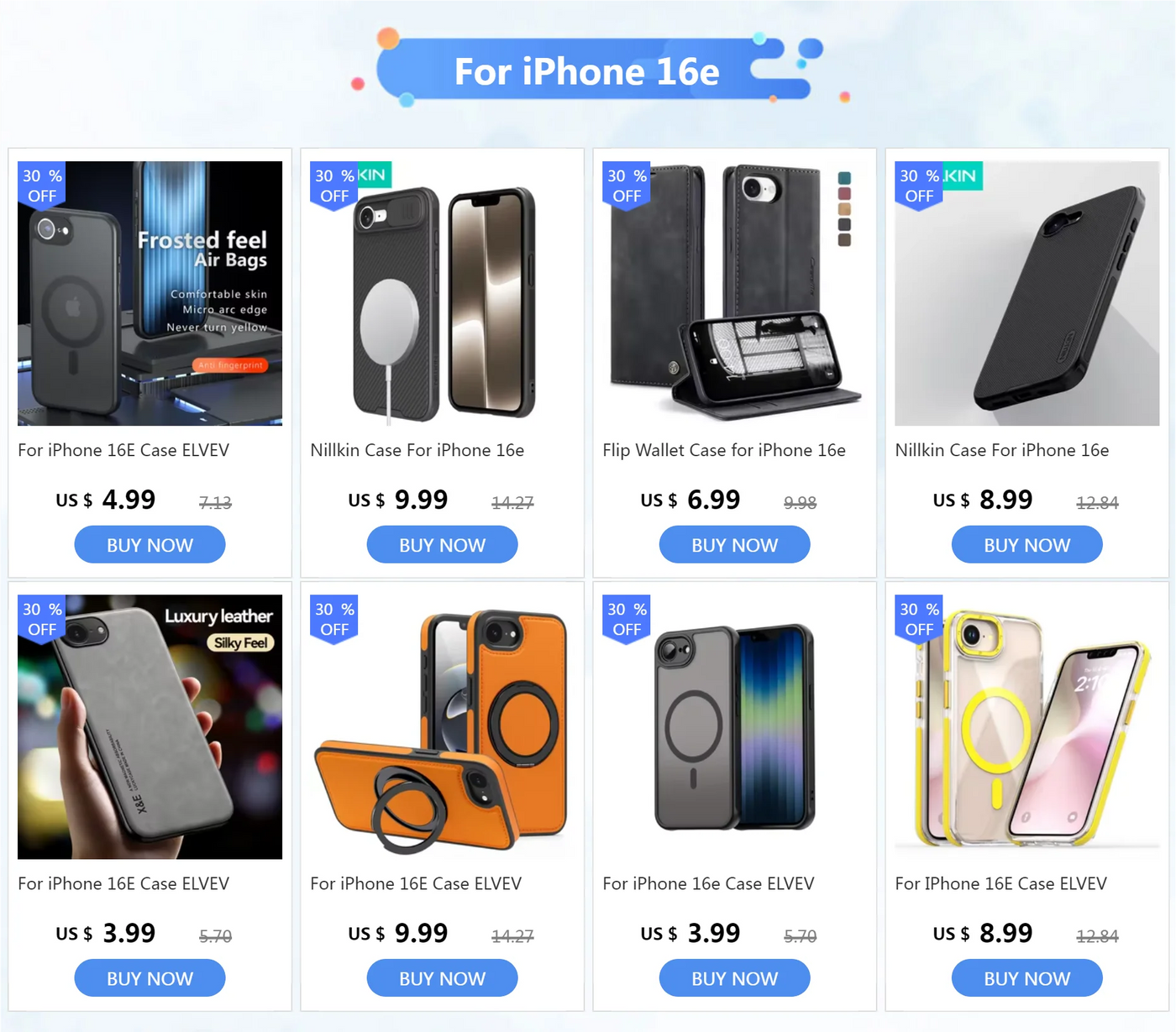 Flip Wallet Case for iPhone 16e 2025 Magnetic Folio Leather Cover with Card Holder Kickstand Shockproof Durable Protective Shell