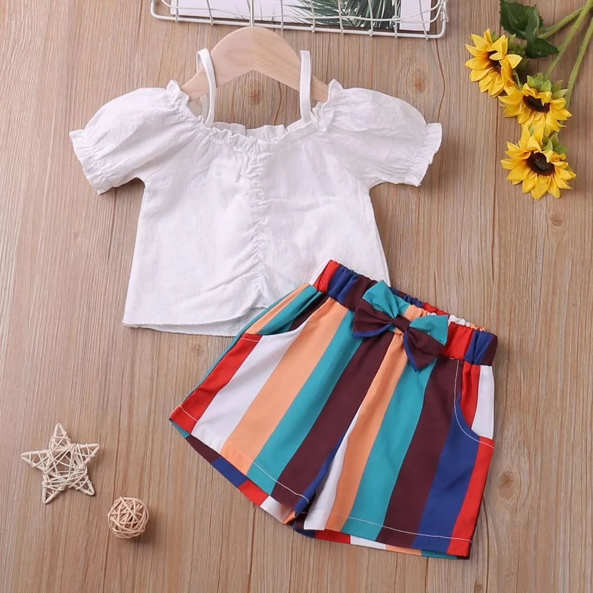 Clothes For Girls Summer Toddler Girls Clothes 2Pcs Outfits Kids Clothing For Girls Tracksuit Suit For Girls Children Clothing
