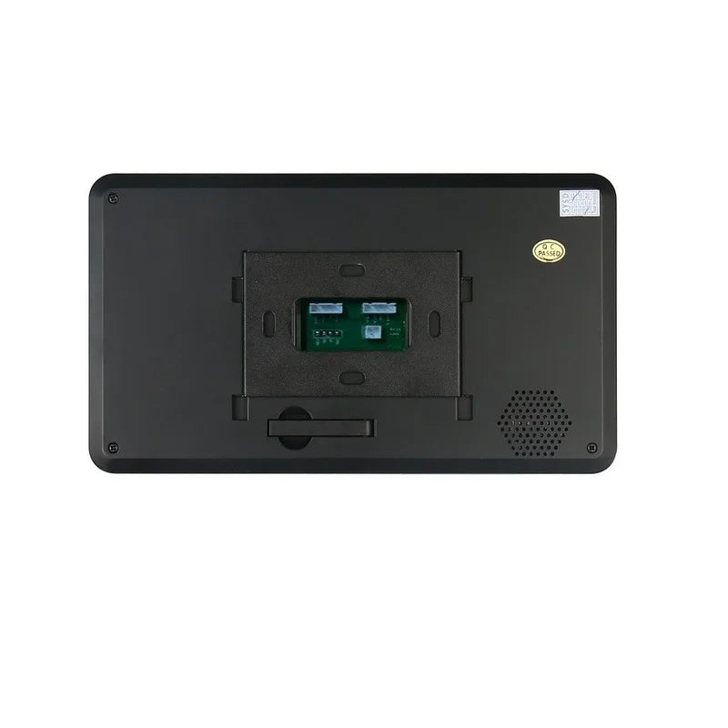 Video Intercom Doorbell Kits 7'' Monitor Wired Wifi Video Door Phone System IR Camera with Electric Lock +Exit+ APP Control