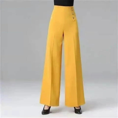 Women Wide Leg Pants 2023 Spring Summer Solid High Waist Long Casual Pants Korean Loose Dance Female Trousers Women's Clothing