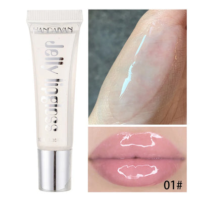 Candy Shades Moisturizing Lip Gloss Lip Oil Makeup Shinny Nutritious Liquid Lip Glosses Cherry Jelly Oil Clear Lipgloss