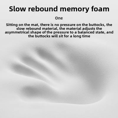 Memory Foam Car Seat Cushions With Lumbar Support Are Suitable for Car And Office Seat Cushions Providing A Cool And Breathable