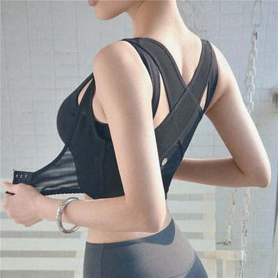 Breathable Women Active Bra Sports Bra Sexy Hollow Out Sports Top Push Up Gym Fitness Underwear Female Running Yoga Bra Tank Top