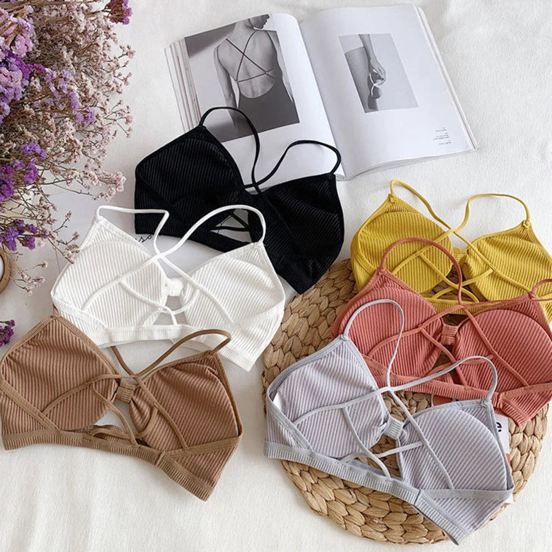 Women Cross Strap Sports Bra Push Up Top Women Yoga Gym Crop Tops Brassiere Femme Fitness Tops Sport Bh Breathable Bras Camisole