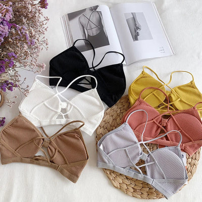 Women Cross Strap Sports Bra Push Up Top Women Yoga Gym Crop Tops Brassiere Femme Fitness Tops Sport Bh Breathable Bras Camisole