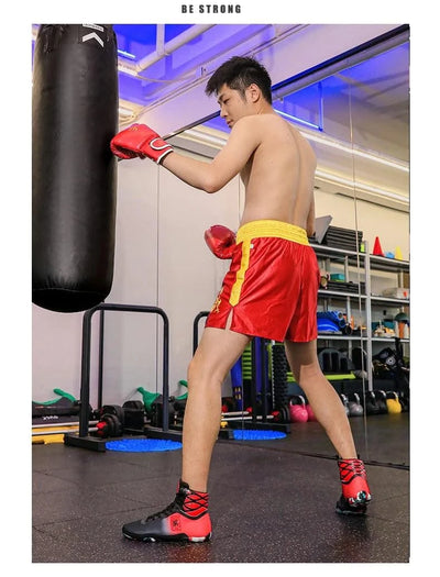 2025 New Wrestling Shoes for Men Non Slip Breathable Boxing Sneakers Wrestling Training Shoes Wear-Resisting Combat Sneakers