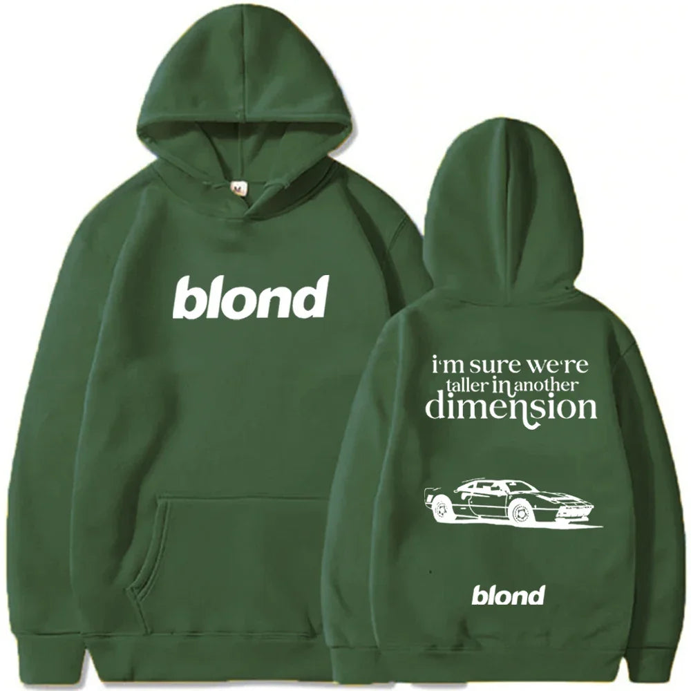 Frank Ocean Blond Album Hoodie Frank Ocean White Ferrari Music Women Men Harajuku Long Sleeve Sweatshirts