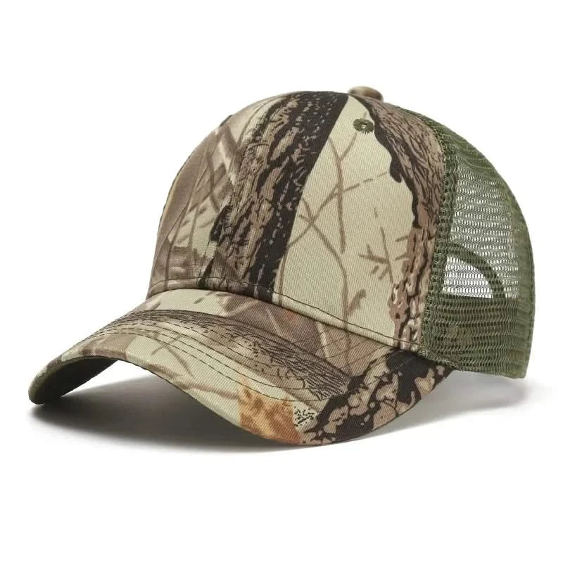 Fashion Camouflage Baseball Hats for Men and Women Summer Hats Outdoor Sports Sunshade Net Hats Curved brimmed Hats Sunscreen Ha