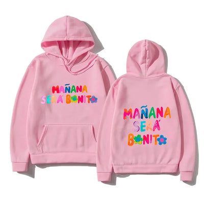 Men's Hoodies Manana Sera Bonito Bichota Karol G Women Sleeve Print Women Graphic Hooded Sweatshirt O Neck Trendy Clothes