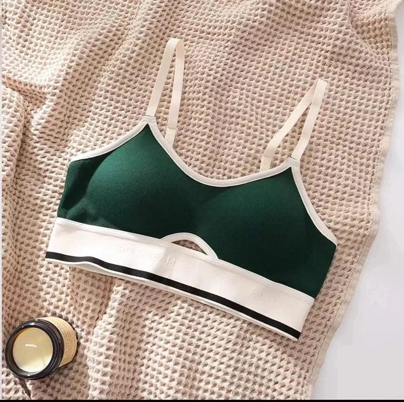 Sports Bra For Women With Small Breasts, Push-up Bra For Beautiful Back, Showing Large Breasts, Shock-proof Bra Without Rims