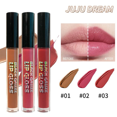 Matte Liquid Lipstick Set – 3 Colors, Waterproof, Long-Lasting, Non-Sticky, Vitamin E, Multi-Skin, Lip Makeup for All